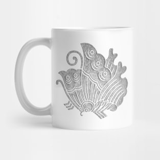 Taira Kamon Ageha Cho in Silver Foil Mug